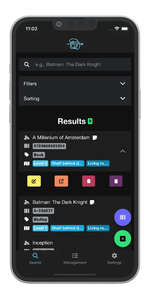 bring.order2chaos mobile app mockup