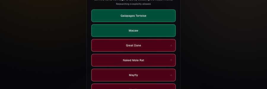 Screenshot of Spectra: a deduction puzzle with draggable items.